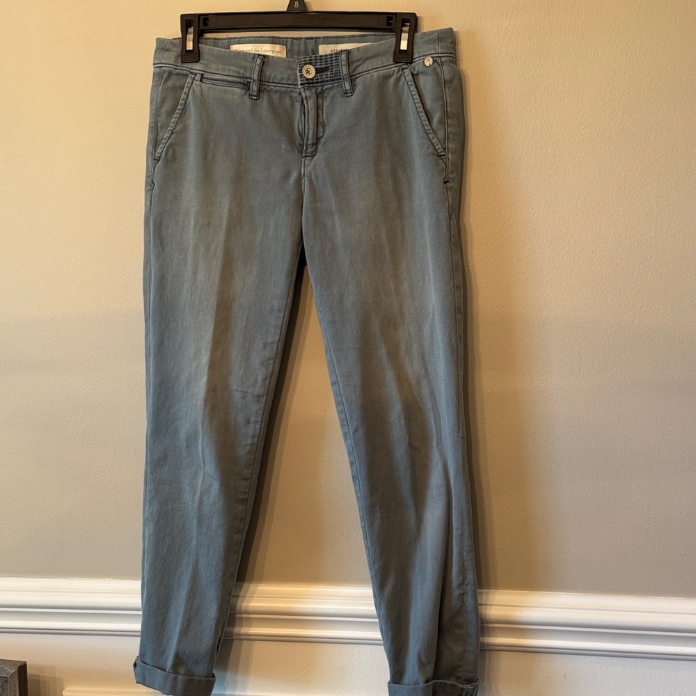Anthropologie (Pilcro) Women's Boyfriend Khakis in Light Blue